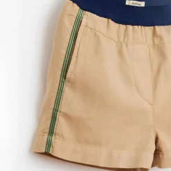 Short Alison en Coton mélangé beige