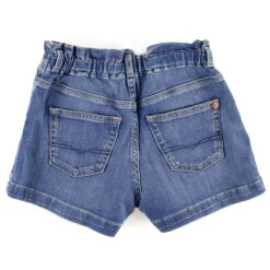 Short en Jean Reese froncé bleu
