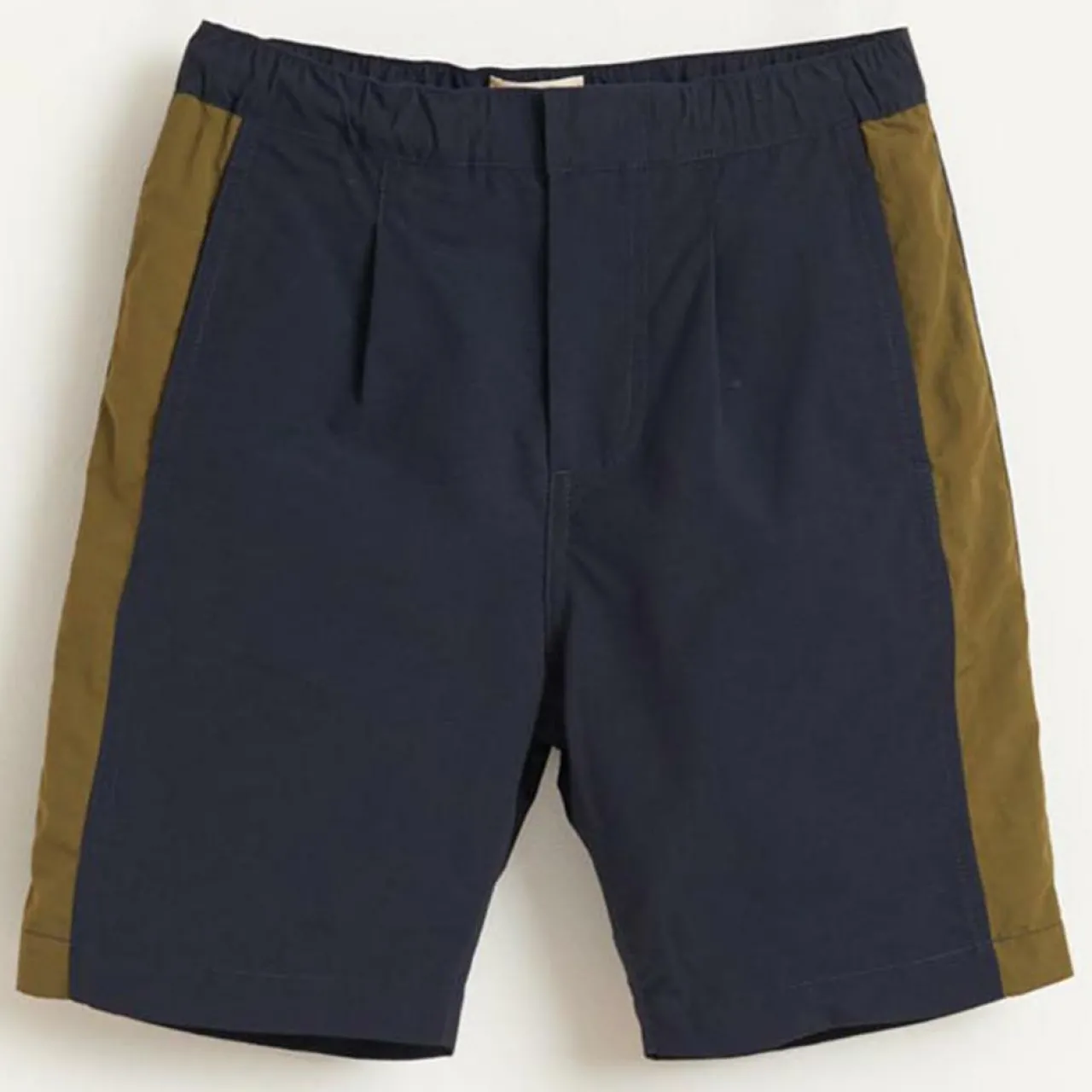 Short Jonn en Coton mélangé à bande marine