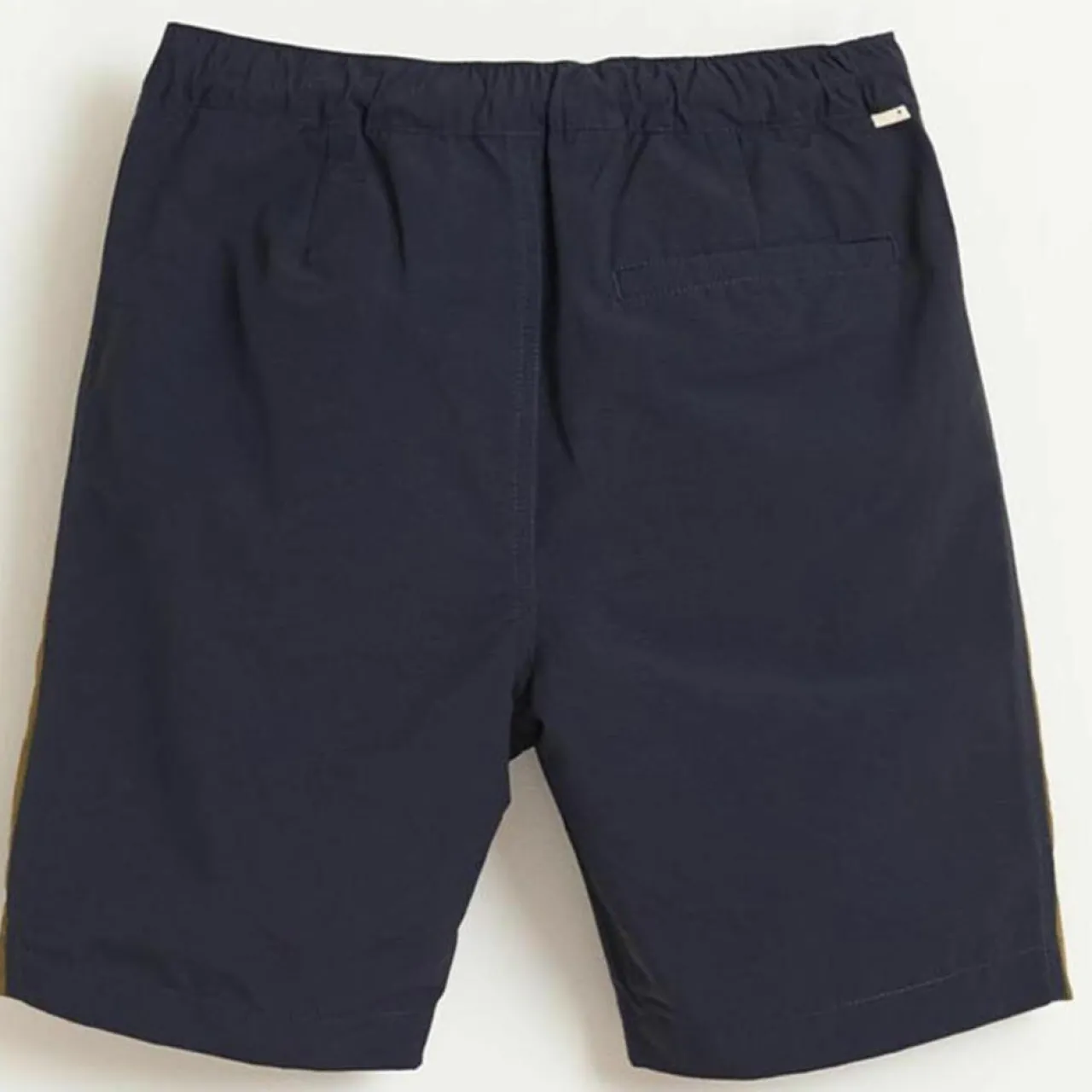 Short Jonn en Coton mélangé à bande marine