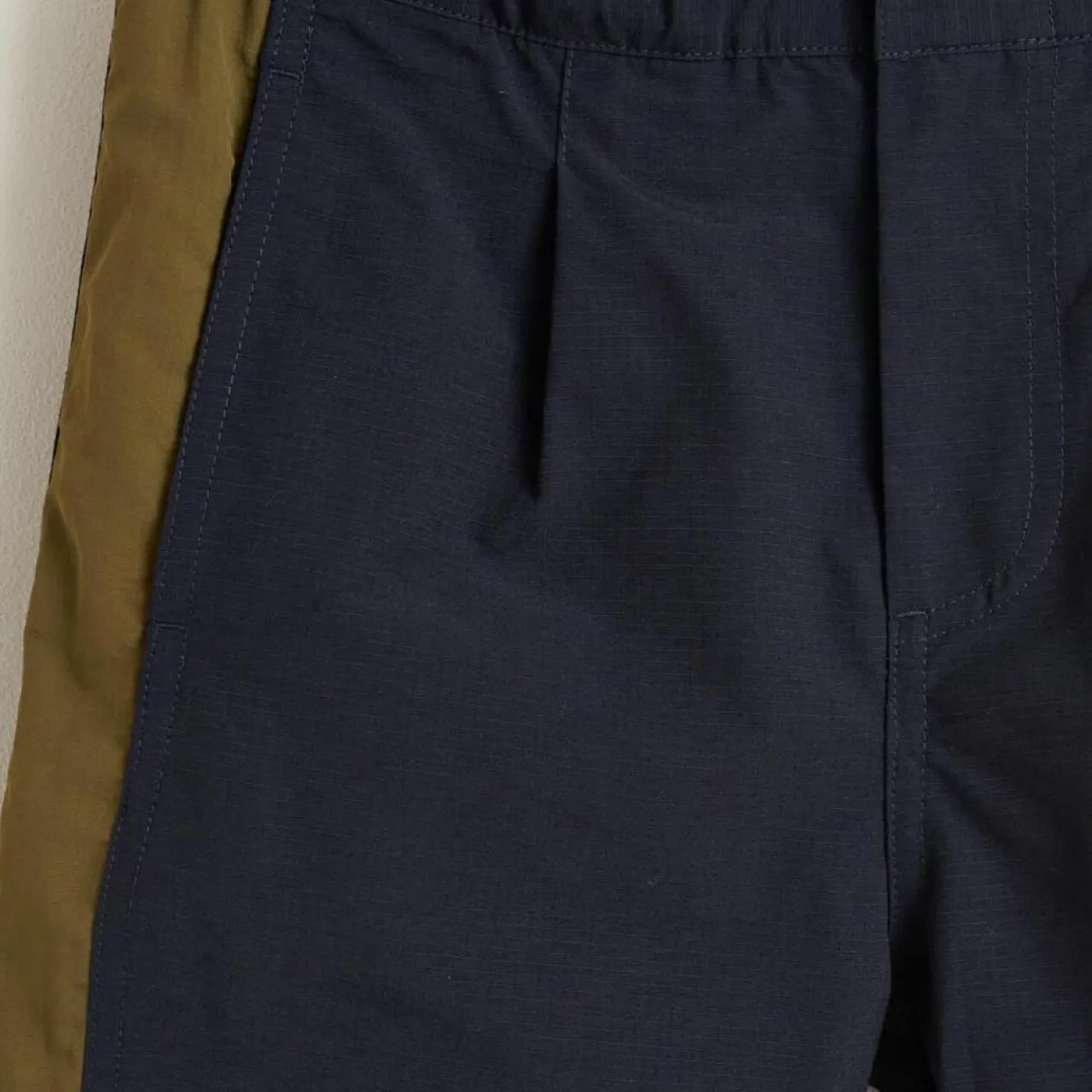 Short Jonn en Coton mélangé à bande marine