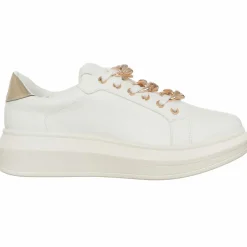 Sneakers Clarissa blanc/doré