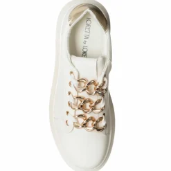 Sneakers Clarissa blanc/doré