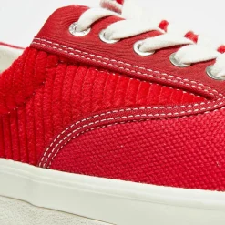 Sneakers en Coton biologique Jute rouges