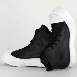 Sneakers en Cuir 3543 noires - Talon : 5cm