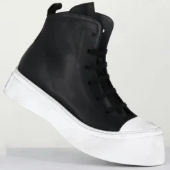 Sneakers en Cuir 3543 noires - Talon : 5cm