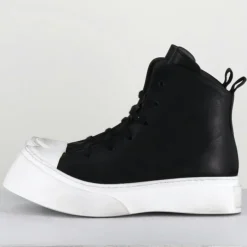 Sneakers en Cuir 3543 noires - Talon : 5cm