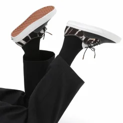 Sneakers en Cuir & Textile Authentic 44 DX gris/poulain