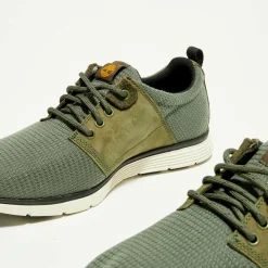 Sneakers en Cuir & Textile Oxford Killington kaki