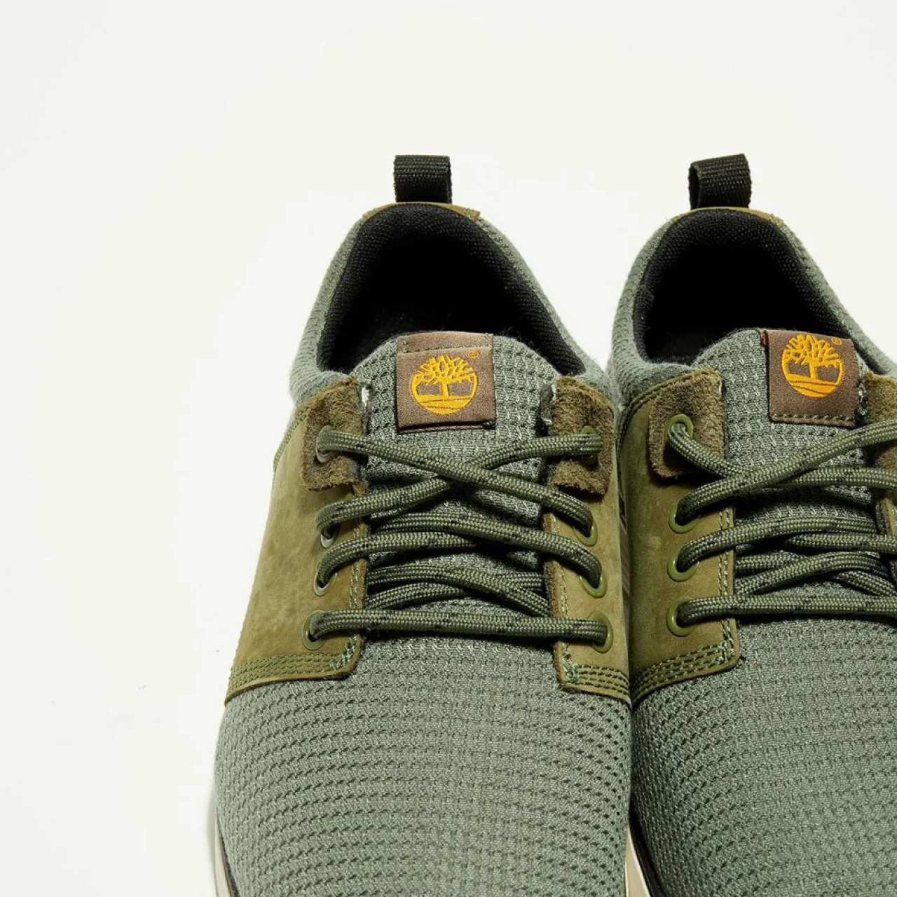 Sneakers en Cuir & Textile Oxford Killington kaki