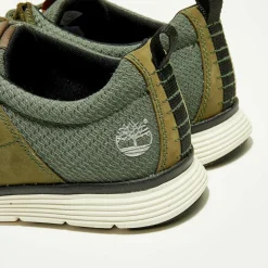 Sneakers en Cuir & Textile Oxford Killington kaki