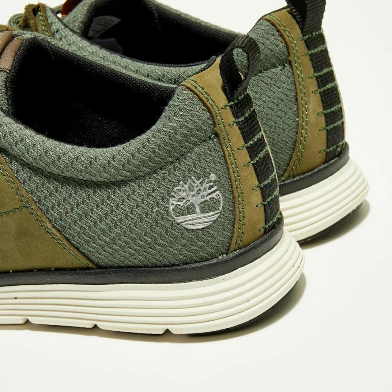 Sneakers en Cuir & Textile Oxford Killington kaki