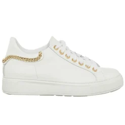 Sneakers en Cuir Bia blanc/doré