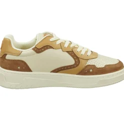 Sneakers en Cuir Bia marron/beige