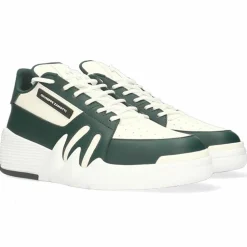 Sneakers en Cuir blanc/vert