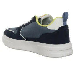 Sneakers en Cuir Bond bleues