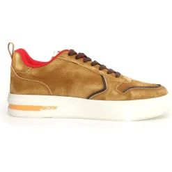 Sneakers en Cuir Bond marron