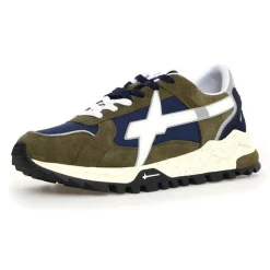 Sneakers en Cuir Breeze kaki