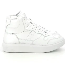 Sneakers en Cuir Cayma High blanc