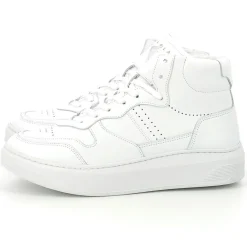 Sneakers en Cuir Cayma High blanc