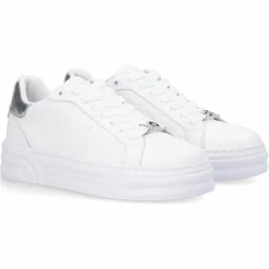Sneakers en Cuir Cleo blanc/argenté
