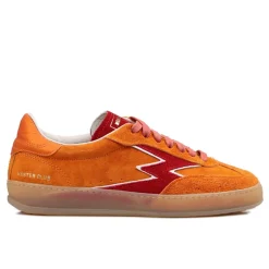 Sneakers en cuir Club orange