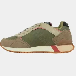 Sneakers en Cuir Dania kaki