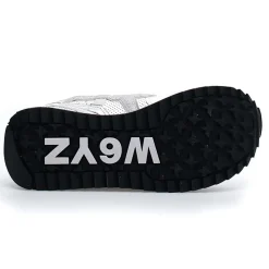 Sneakers en Cuir Debi blanc/argenté