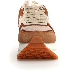 Sneakers en Cuir Deva beiges