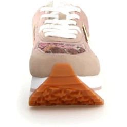 Sneakers en Cuir Deva beiges