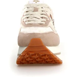 Sneakers en Cuir Deva beiges
