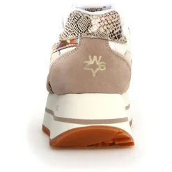 Sneakers en Cuir Deva beiges