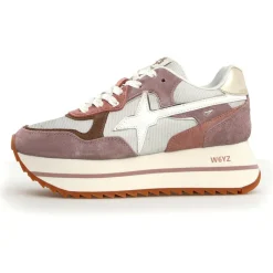 Sneakers en Cuir Deva grises