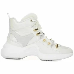 Sneakers en Cuir Getty blanches