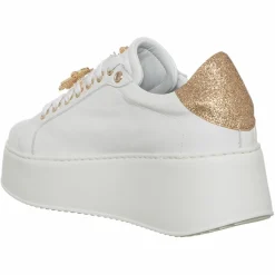 Sneakers en Cuir Ilona blanc/doré