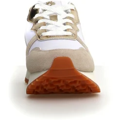 Sneakers en Cuir Jet beiges