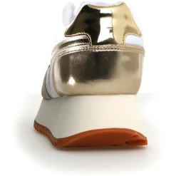 Sneakers en Cuir Jet beiges