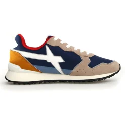 Sneakers en Cuir Jet beiges