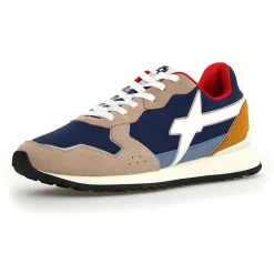 Sneakers en Cuir Jet beiges