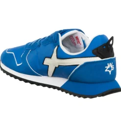 Sneakers en Cuir Jet bleu/blanc