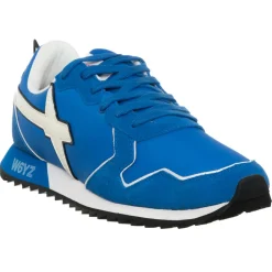 Sneakers en Cuir Jet bleu/blanc