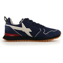 Sneakers en Cuir Jet bleu marine