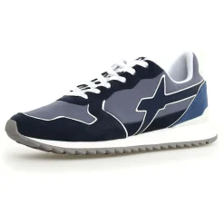 Sneakers en Cuir Jet bleu marine