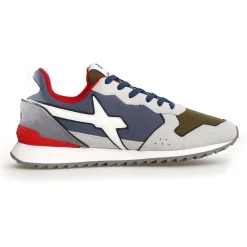 Sneakers en Cuir Jet kaki