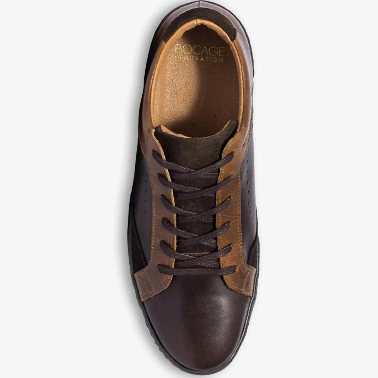 Sneakers en Cuir Kuala marron