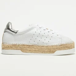 Sneakers en Cuir Lancry Queen argentées