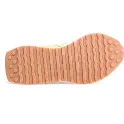 Sneakers en Cuir Loop argentées