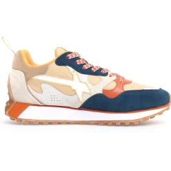 Sneakers en Cuir Loop beiges