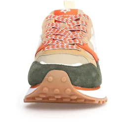 Sneakers en Cuir Loop beiges