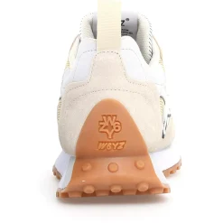 Sneakers en Cuir Loop beiges